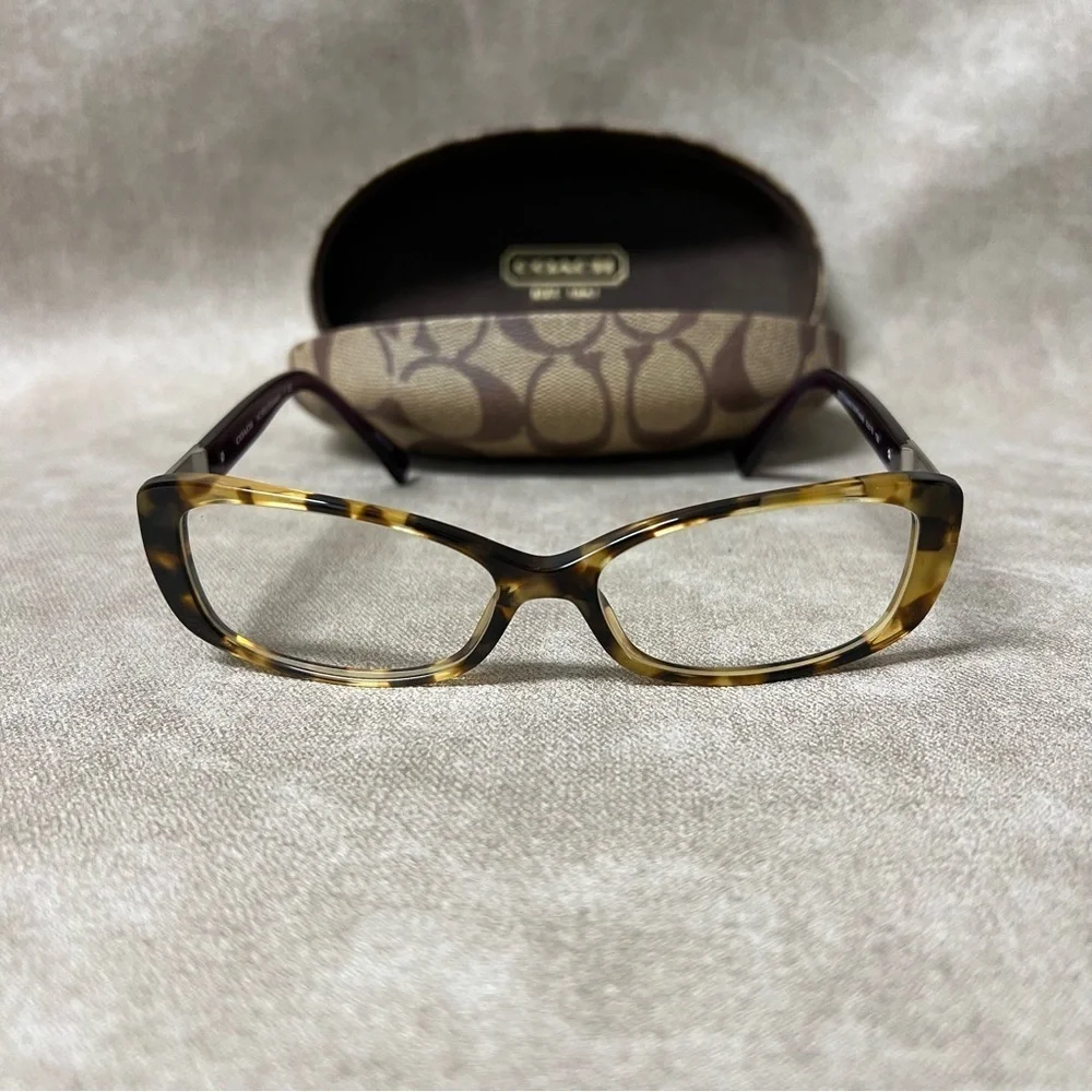 Coach 5273 (Spotty Tort/Purple) Eyeglasses